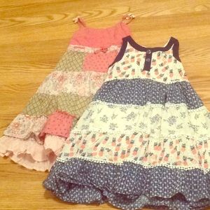Cutey Couture Girls Swing Dresses Sz 5/6